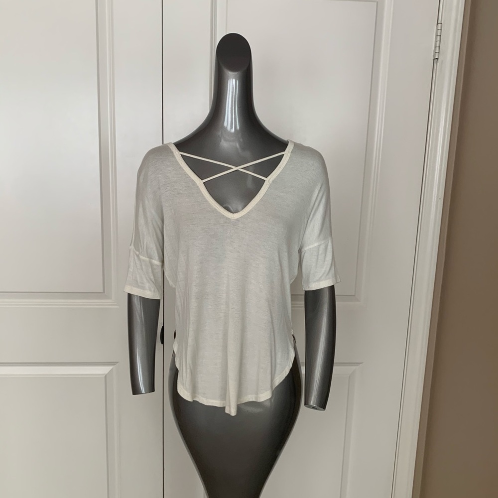 Tillys soft flowy baseball tee
